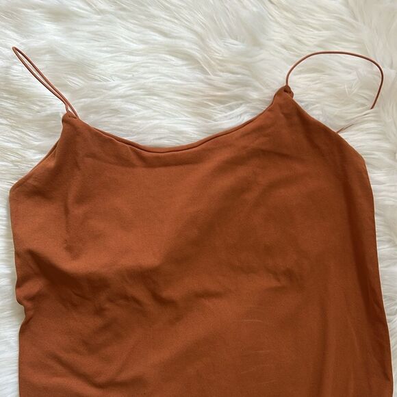 Free People Intimately Bodysuit Rust Brown Size Medium - Picture 2 of 4